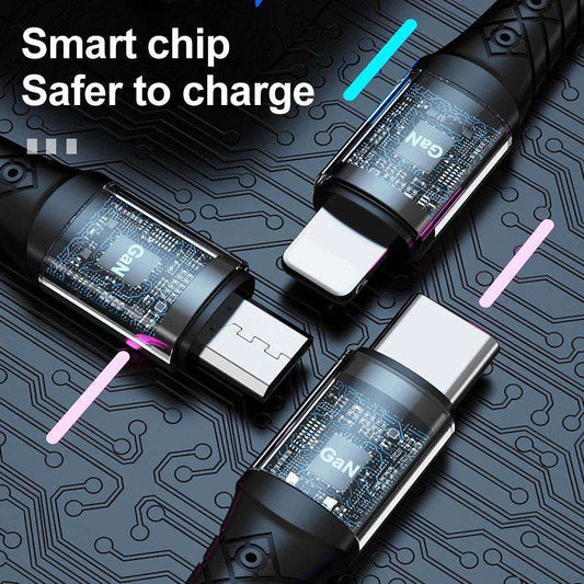 3-in-1 Charging Cable | B11 Fast Multi USB Charging Adapter 1.2M - MIZO.at