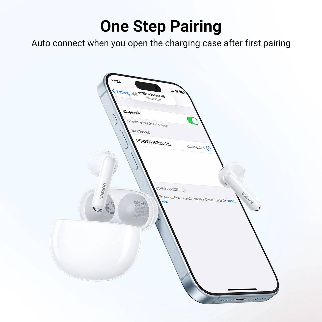 Ugreen HiTune H5 Wireless In-Ear – ANC & 26h Akku Schwarz - MIZO.at