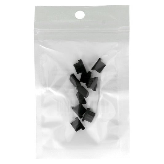 Micro USB Silicone Dust Plug (Black) | 5 Pieces - MIZO.at