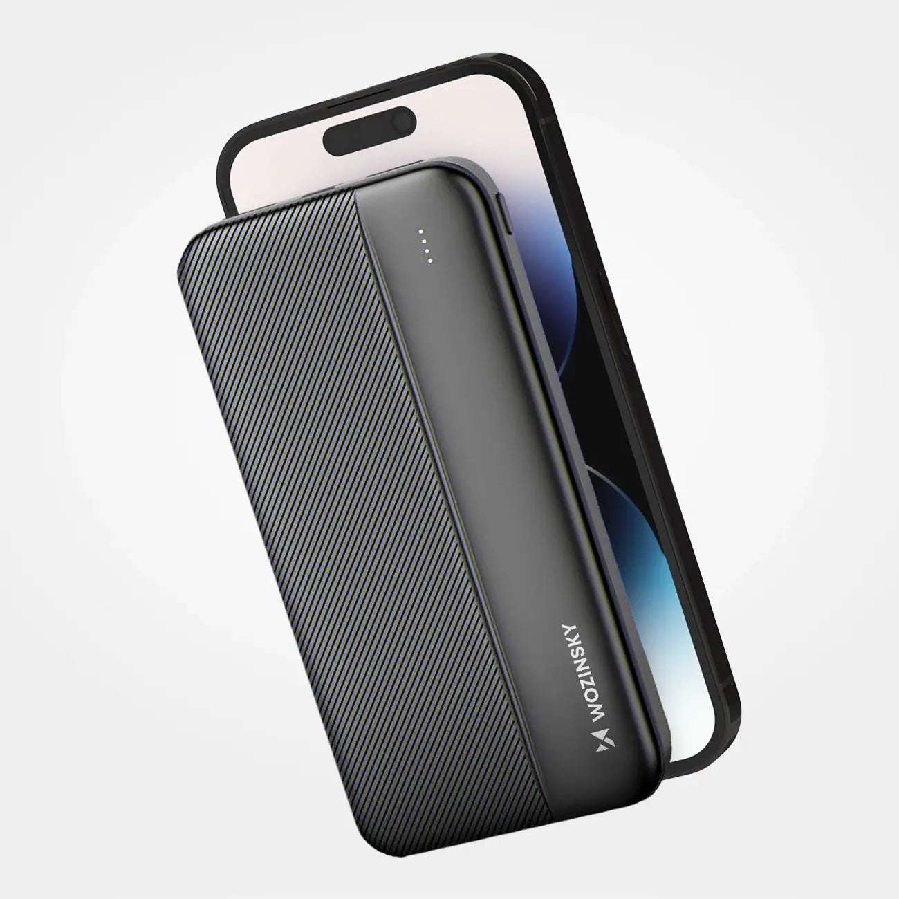 Wozinsky Powerbank 10.000 mAh Schwarz – Kompaktes Dual-USB-Ladegerät - MIZO.at
