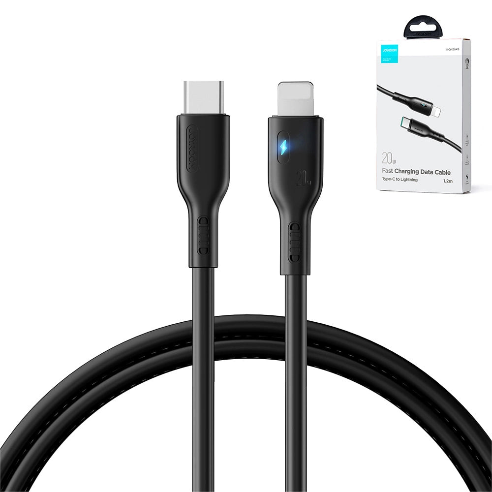 Joyroom USB-C auf Lightning Kabel – 20W Schnellladung 1,2m Schwarz - MIZO.at