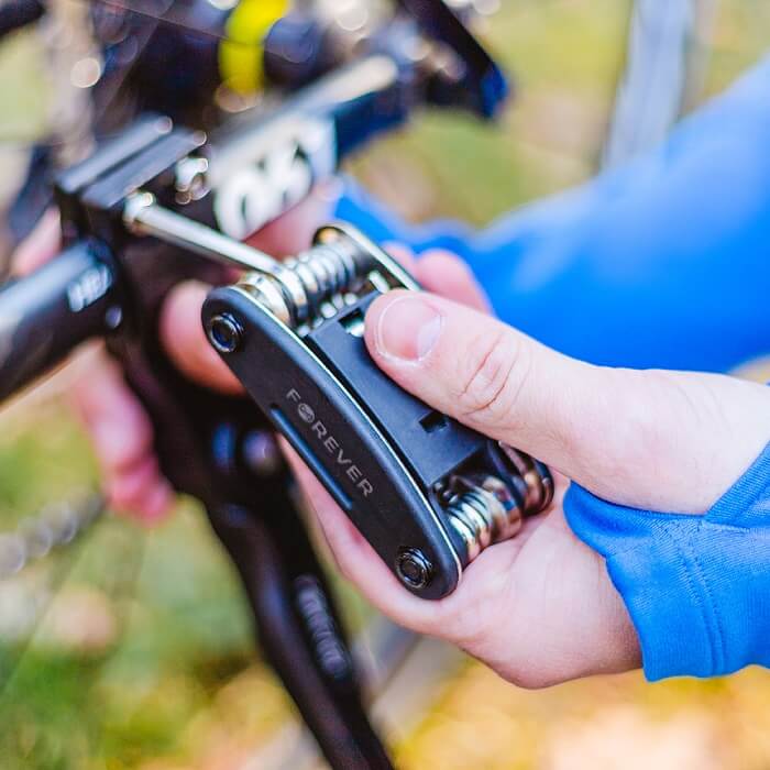 Forever MT-16: 16-in-1 Bike Multitool für Fahrrad-Reparatur, Schwarz - MIZO.at