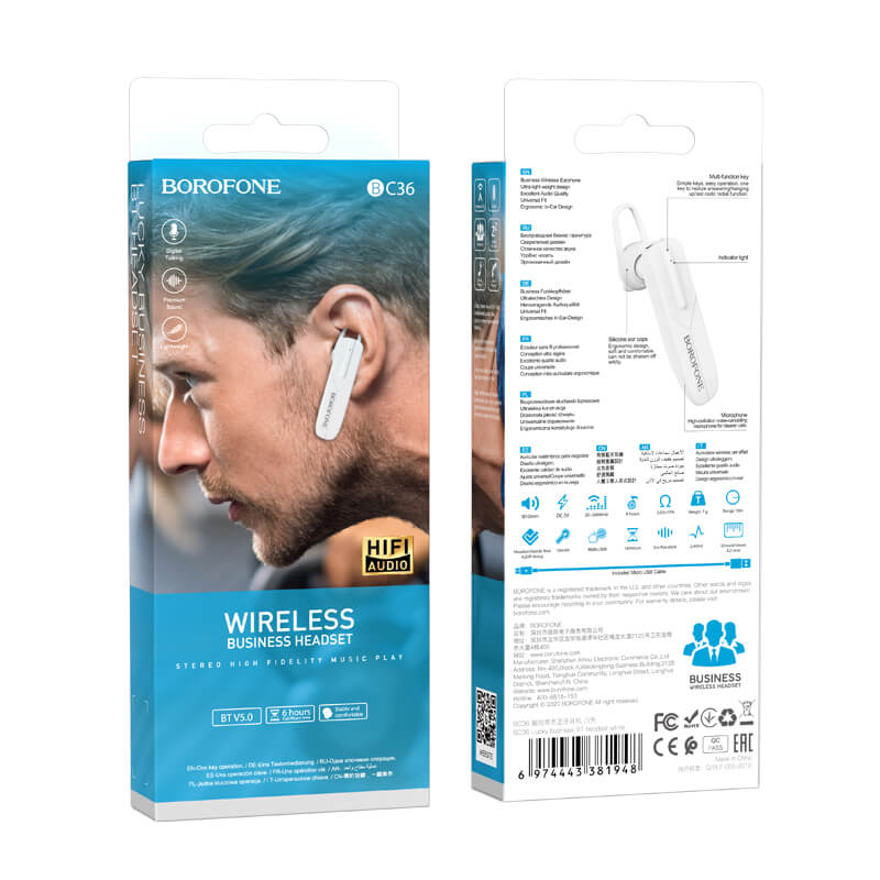 BC36 Lucky Bluetooth Kopfhörer | 6h Spielzeit, 180h Standby - MIZO.at