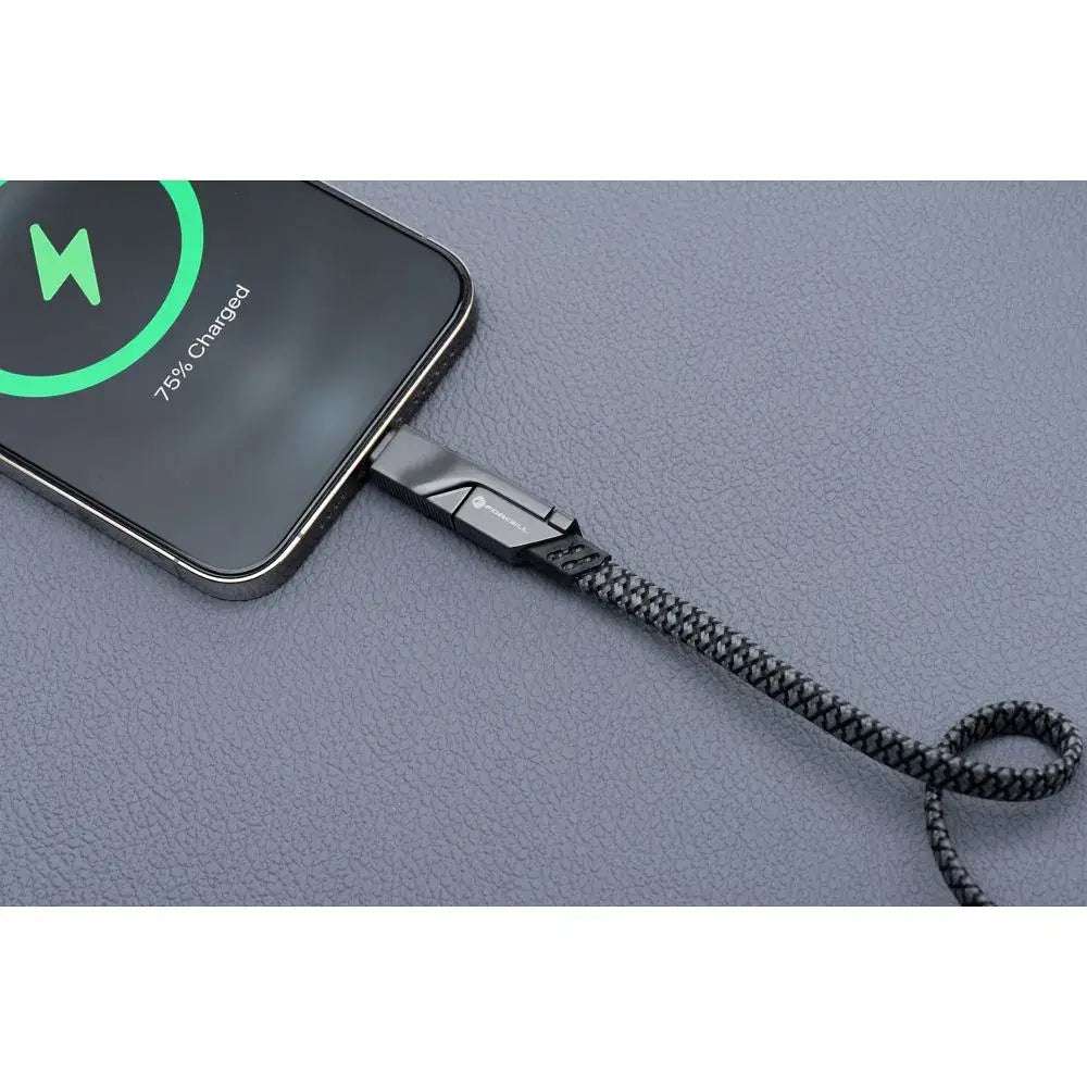 FORCELL 4in1 Kabel 60W PD QC USB-C zu C/Lightning 1m Chrome - MIZO.at