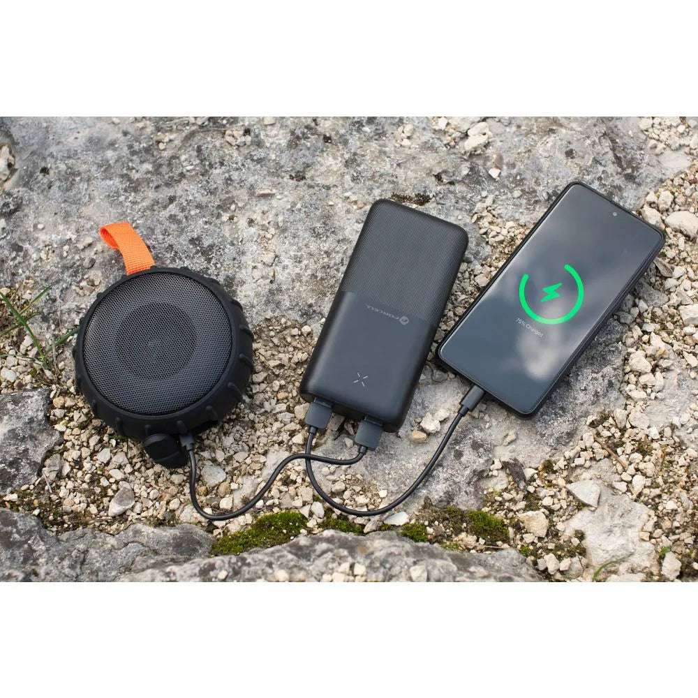 Forcell F-Energy S10K1 Powerbank – 10.000mAh Schwarz Schnellladung - MIZO.at