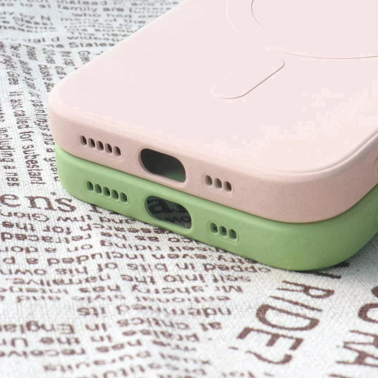 iPhone 15 Silikon Case MagSafe Blau Schutzhülle - MIZO.at