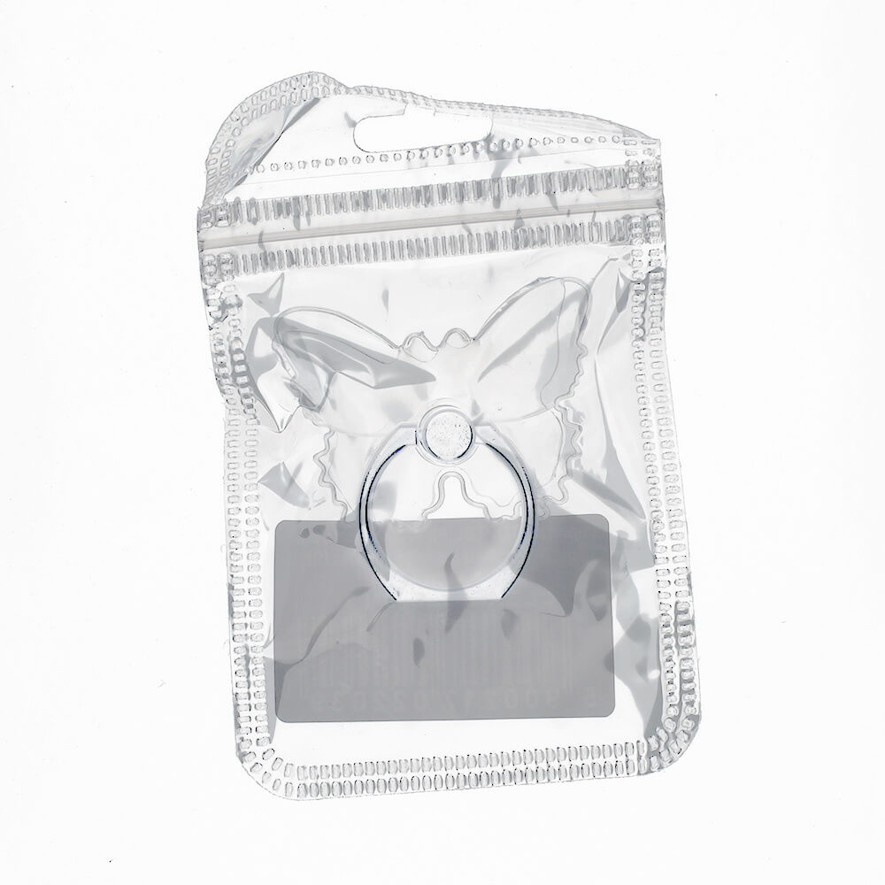 Butterfly Clear Ring Holder | Transparenter Telefon-Grip - MIZO.at