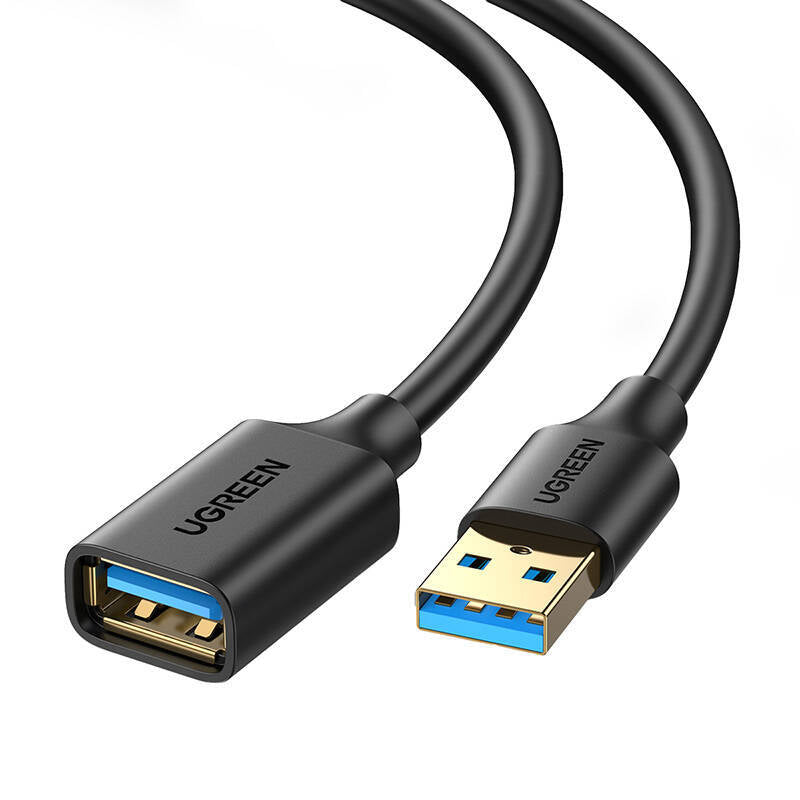 Ugreen USB 3.0 Verlängerungskabel 2m – Schwarz Hochgeschwindigkeit - MIZO.at