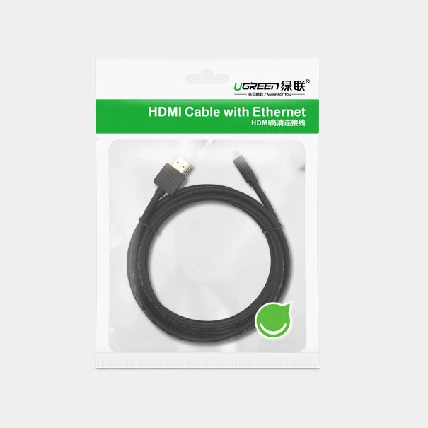 Ugreen Micro HDMI zu HDMI Kabel 2m – 4K Video - MIZO.at