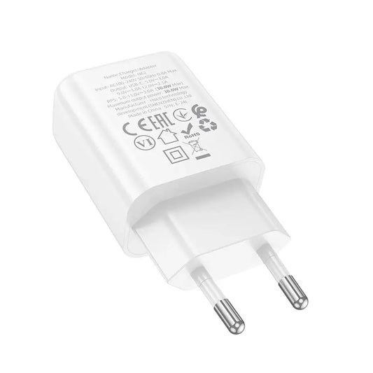 HOCO Wall Charger Type C PD QC 30W N62 White - MIZO.at