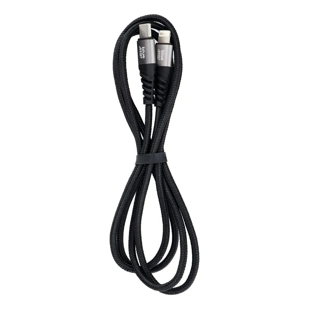 Blue Star USB-C zu Lightning Kabel – 1,2m Schnellladung Datensync - MIZO.at