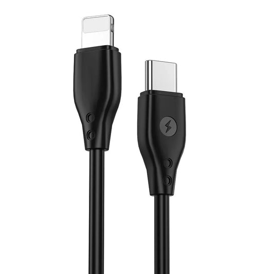 30W USB-C to Lightning Cable | Pioneer Series, 1m, Black - MIZO.at