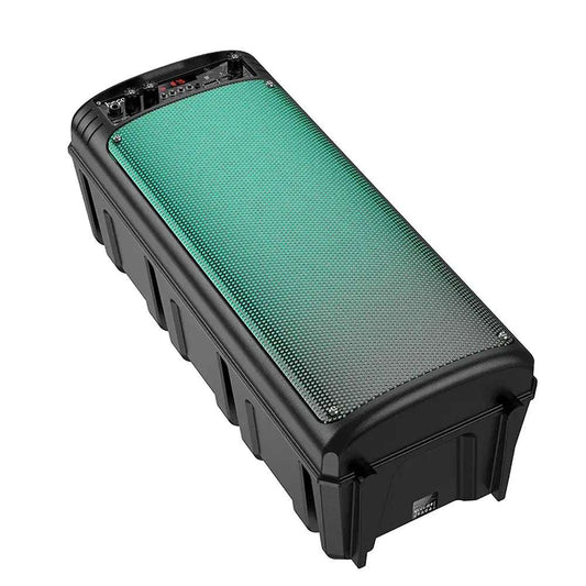 HOCO BS52 Wireless Bluetooth Speaker + Wired Microphone | Black - MIZO.at