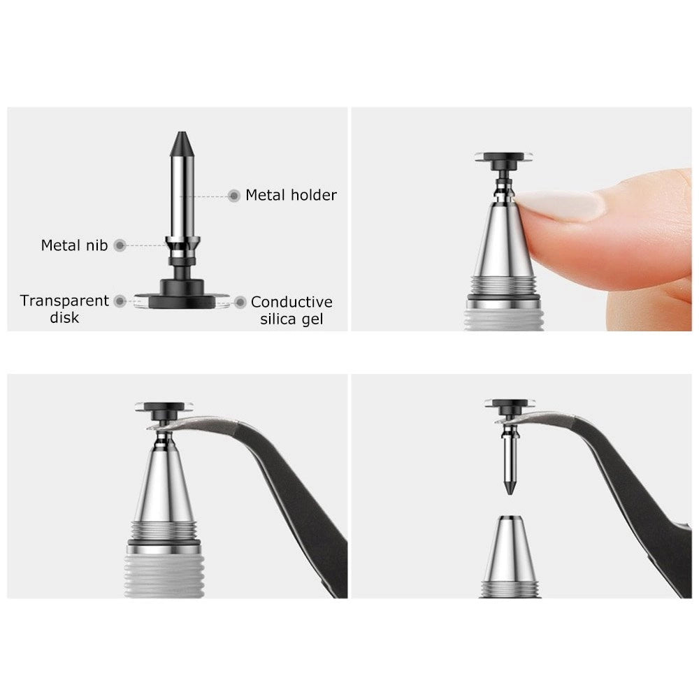 Kapazitiver Stylus Gel-Stift – Silber Präzisions-Disc Touchscreen - MIZO.at