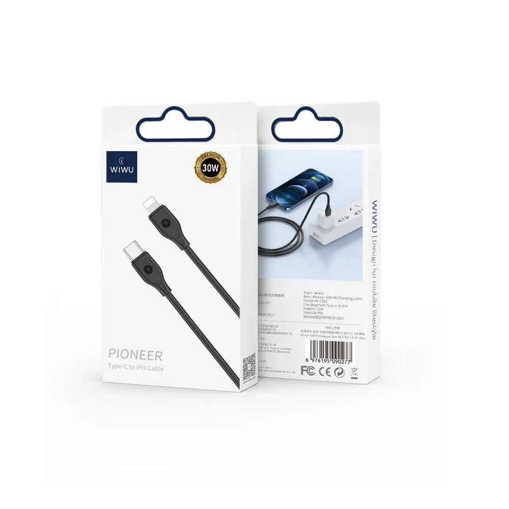 Pioneer Series USB-C auf Lightning Kabel 1 m – 30 W Schnellladen - MIZO.at
