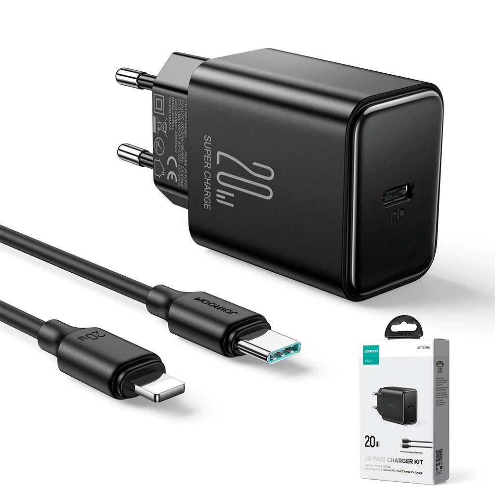 Travel Charger PD 20W mit Type-C-auf-Lightning-Kabel – Schnellladen Komplett-Set - MIZO.at