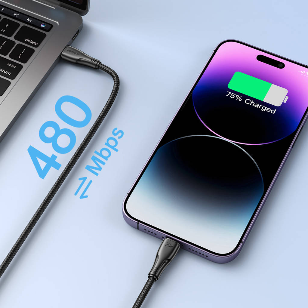 USB-C auf Lightning Kabel, 1,2 m – 20W Schnellladen & Datenübertragung - MIZO.at