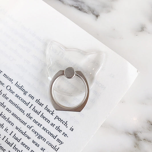 Ring Holder Clear | Cat Shape Phone Accessory - MIZO.at