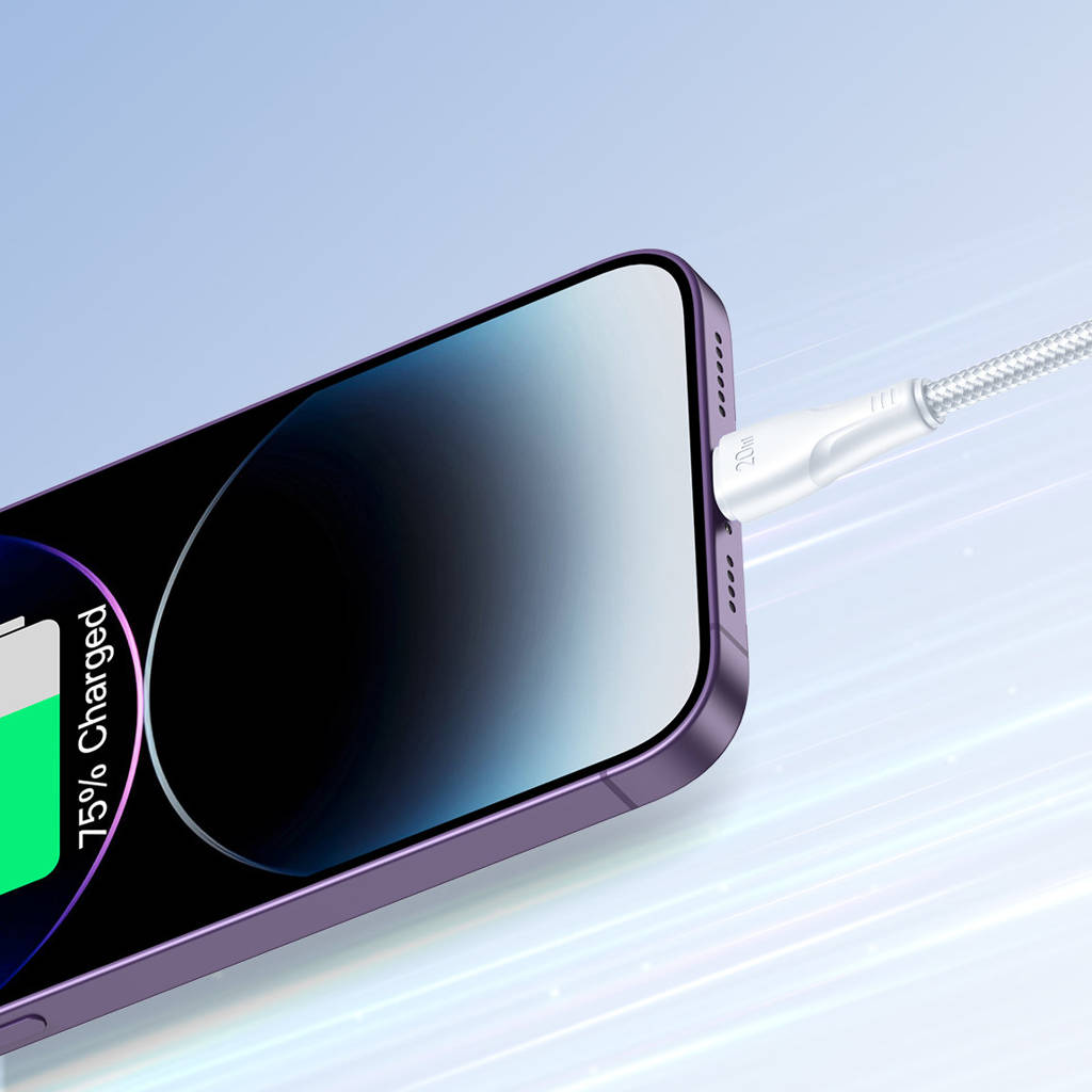 USB-C auf Lightning Kabel, 1,2 m – 20W Schnellladen & Datenübertragung - MIZO.at