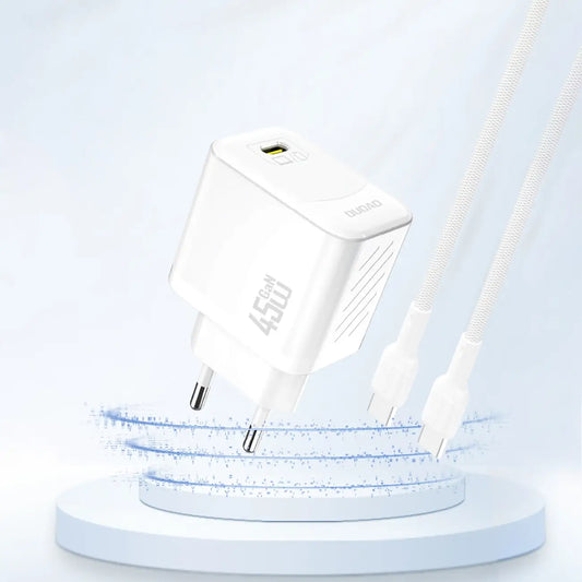 Dudao A28 GaN 45W USB-C Wall Charger – White - MIZO.at