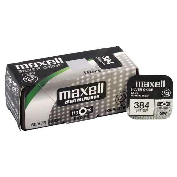 Maxell 384 SR41SW Silber Knopfzelle 1,55 V - MIZO.at