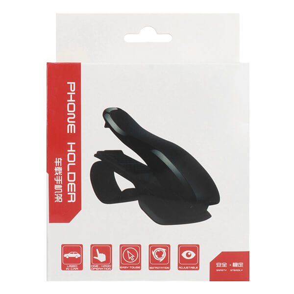 Universal Smart Clip Handyhalterung Auto | 360° Drehung, Schwarz - MIZO.at