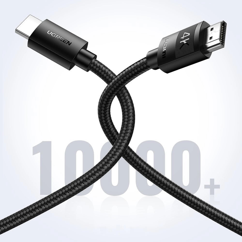 Ugreen HDMI Kabel 3m – 4K 60Hz, Aluminium Nylon, Schwarz - MIZO.at