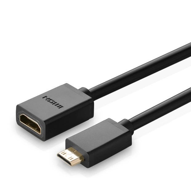 Ugreen HDMI–Mini HDMI Adapter 4K@60Hz – Aluminium & Gold - MIZO.at