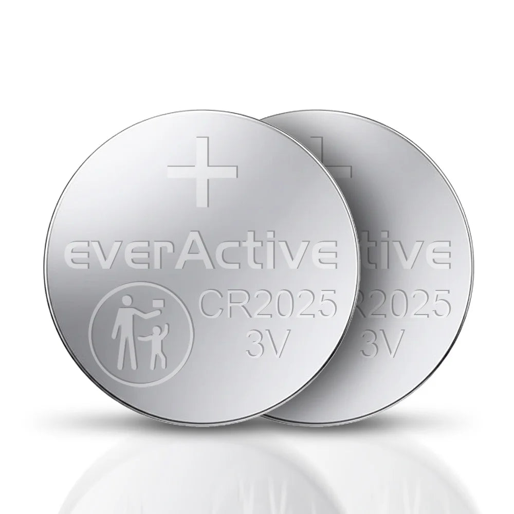 everActive CR2025 Lithium Batterien 5er Pack – 3,0V Knopfzellen - MIZO.at