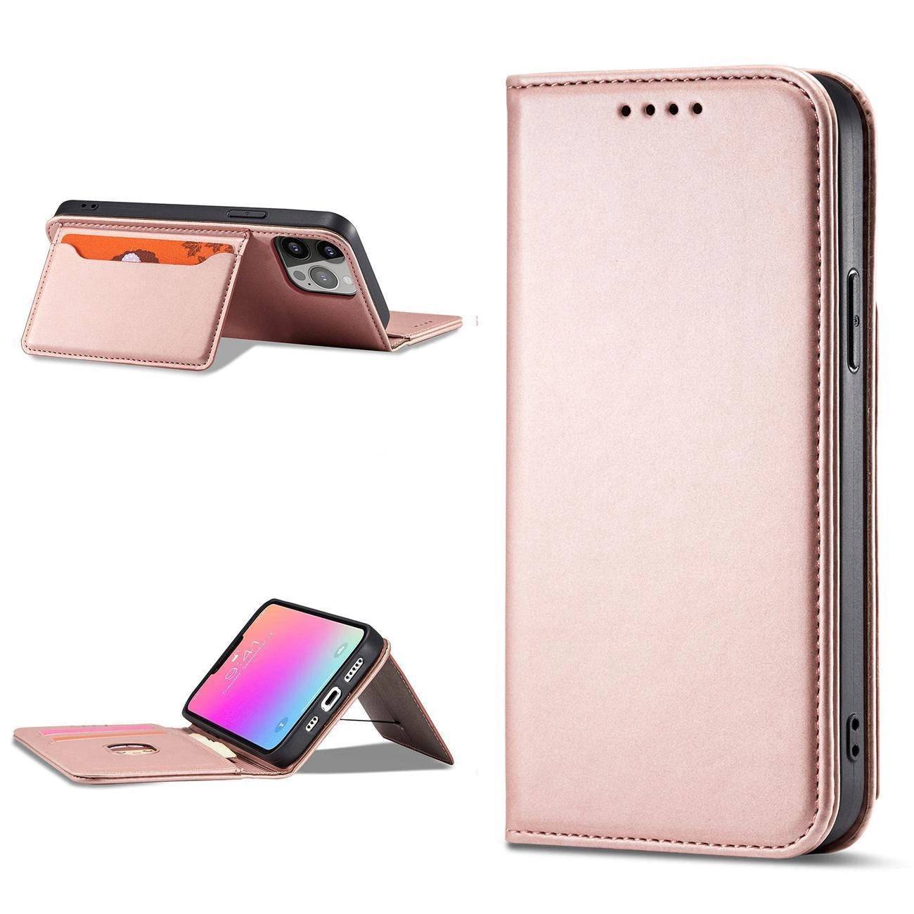Galaxy S23 Magnet Card Wallet Case Pink – Flipcover & Stand - MIZO.at