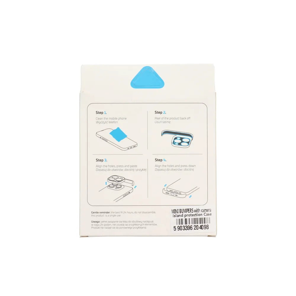 iPhone 15 Plus Mini Bumpers Case Blau – Kamera & Kantenschutz - MIZO.at