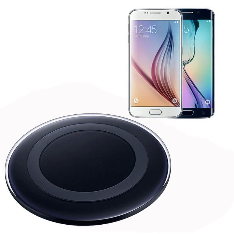 Wireless Charger S6 | 5W Qi-Ladepad Induktiv Schwarz - MIZO.at