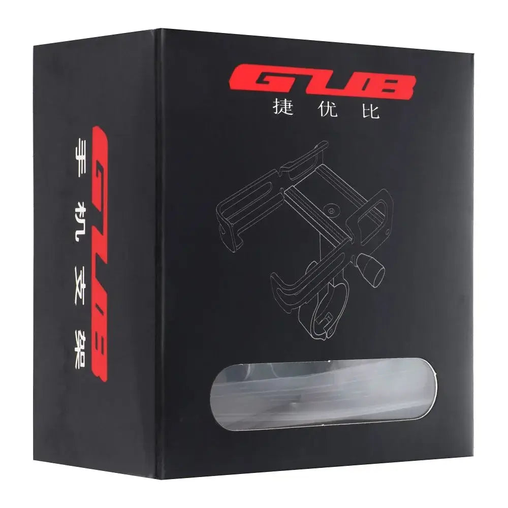 GUB P30 Handyhalterung Rot – Aluminium Fahrrad & E-Scooter Halter - MIZO.at