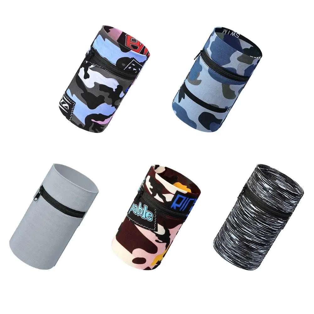 Stoff-Armband für Laufen & Fitness | Camo Blau | Handyhalterung - MIZO.at