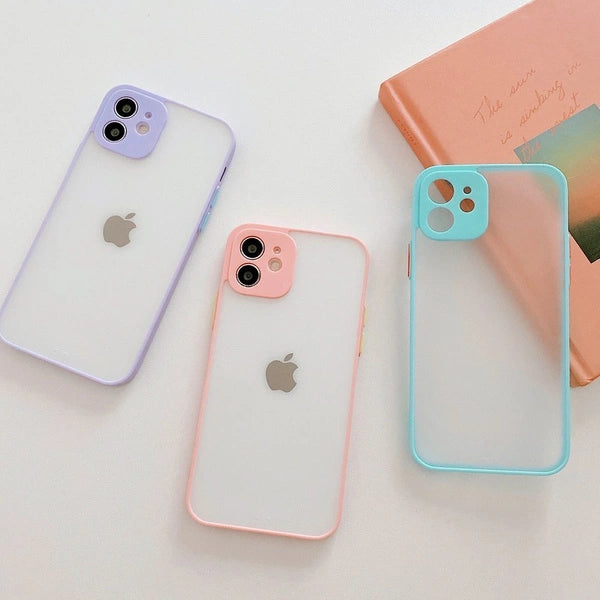 iPhone 12 Pro Max Milky Case Blau – Flexible Silikon Cover - MIZO.at