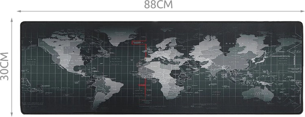 XXL Mauspad 88x30 cm Grau Gaming & Büro - MIZO.at
