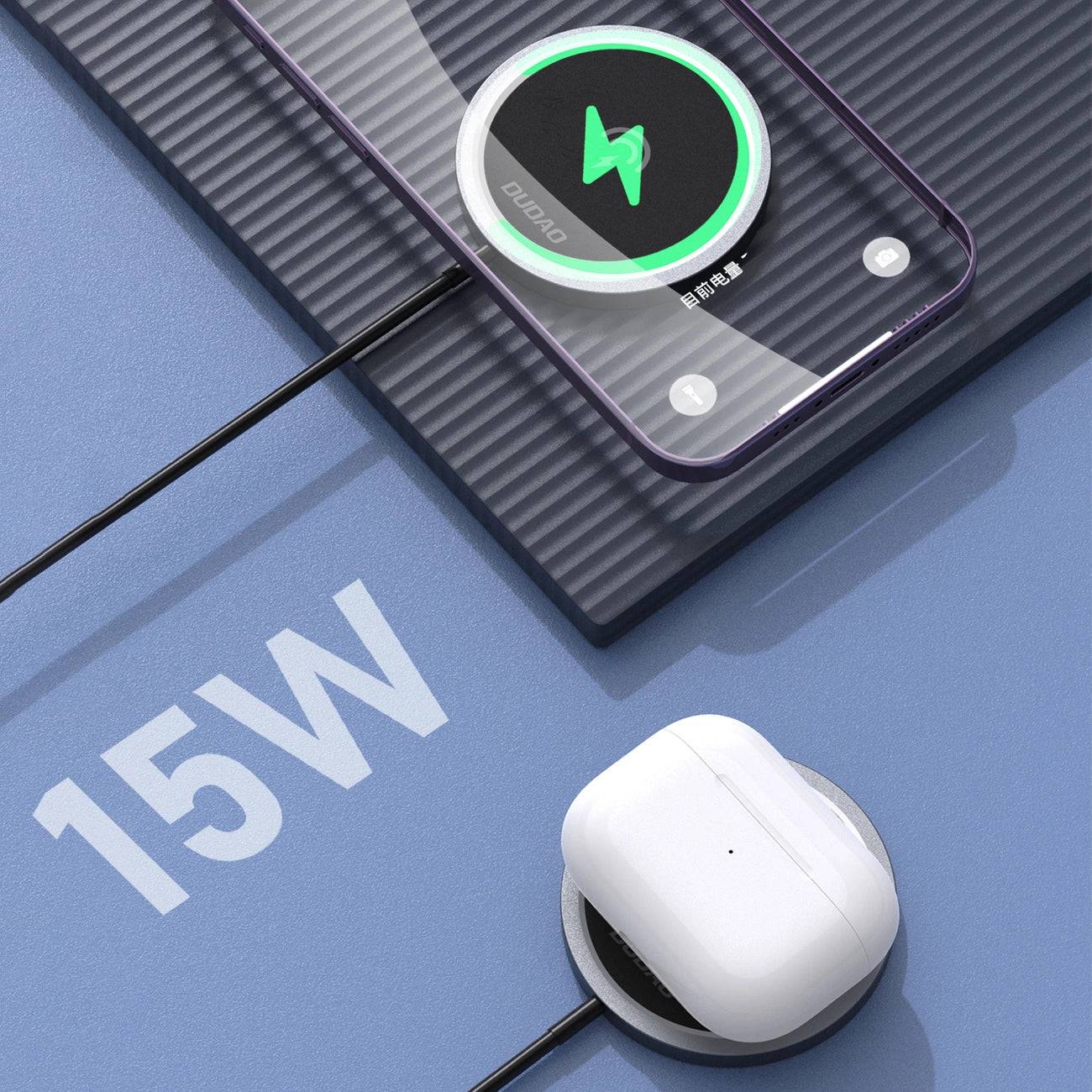 Dudao MagSafe 15W Induktiver Ladegerät – Schnell & Kompakt - MIZO.at
