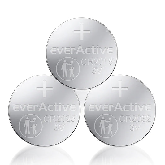 everActive Knopfzellen Set 8er – CR2032/CR2025/CR2016 - MIZO.at