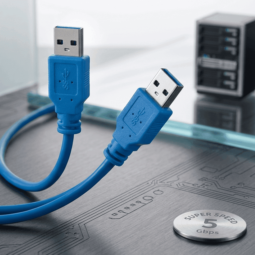 USB 3.0 Kabel A auf A 1,8m Datenkabel PC Laptop Verbindung - MIZO.at