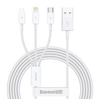 Baseus 3-in-1 USB Cable | Lightning, USB Type-C & Micro USB - MIZO.at