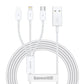 Baseus 3-in-1 USB Kabel – Lightning USB-C Micro USB Vielseitig - MIZO.at