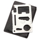 Survival-Tool-Karte 11in1 Multitool Edelstahl – Silber - MIZO.at