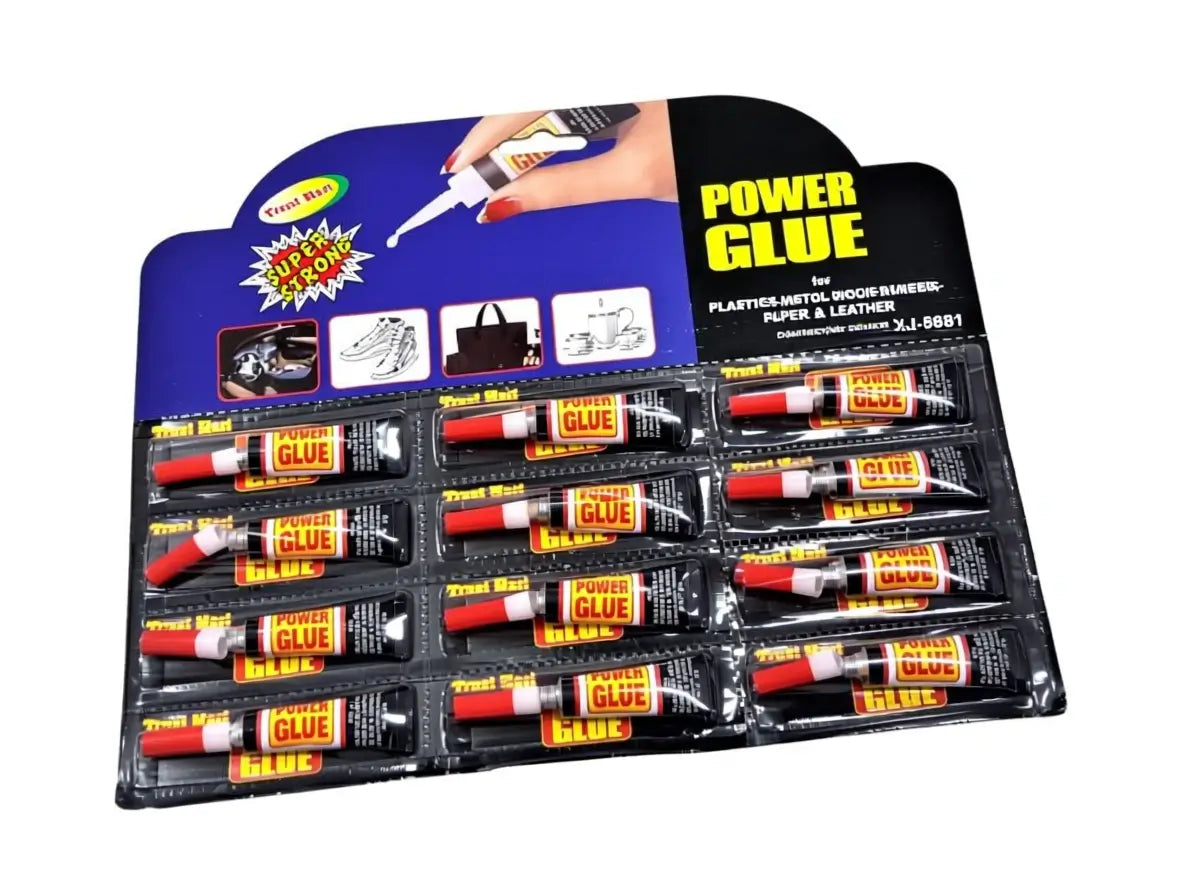 Power Glue Sekundenkleber 12er Set – Super Stark Transparent - MIZO.at