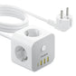 Baseus PowerCombo 7-in-1 Cube Steckdosenleiste mit USB & USB-C - MIZO.at