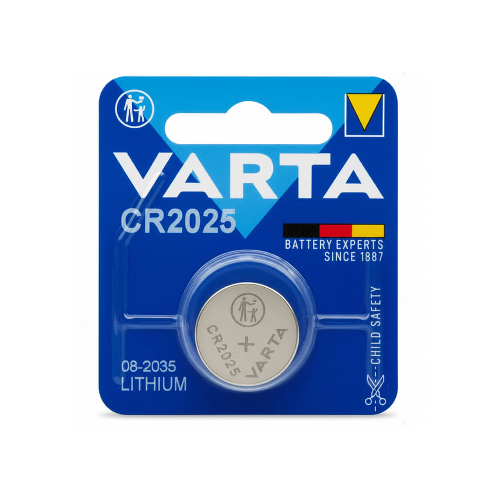 VARTA CR2025 Knopfzelle Lithium 3V – Silber - MIZO.at