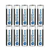 10er Pack everActive Pro AA LR6 Alkaline Batterien 1,5V - MIZO.at