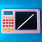 Maxlife MXWB-01 Kinder Schreibtafel mit Taschenrechner – Pink - MIZO.at