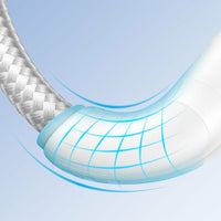 USB Type-C Fast Charging & Data Cable, 0.25m, White | Durable & Efficient - MIZO.at