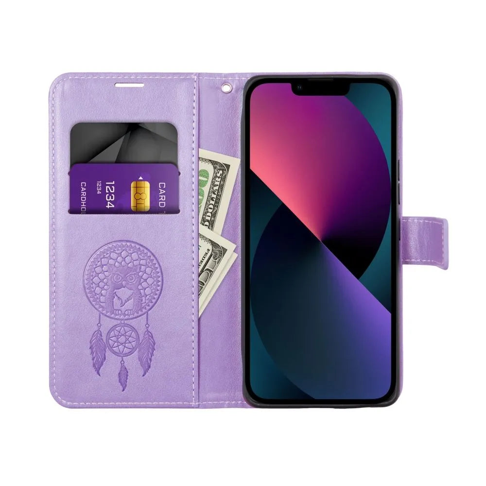 Mezzo Book Case iPhone 14 Dreamcatcher Lila - MIZO.at