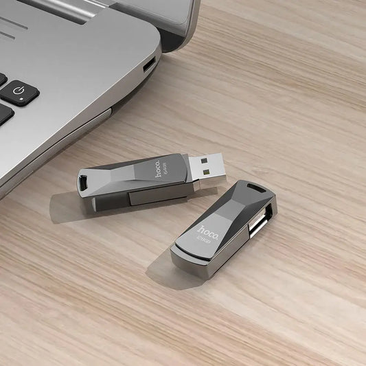 Hoco UD5 USB-Stick 128GB USB 3.0 Grau Speicherstick - MIZO.at